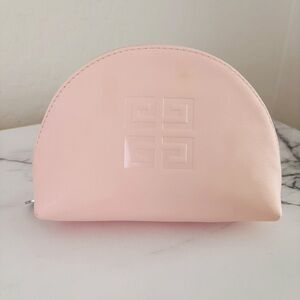 Givenchy Parfum Pink Dome Cosmetic Bag with Embossed Logo‎
